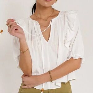 Bohme white Sorella bead shirt NWT